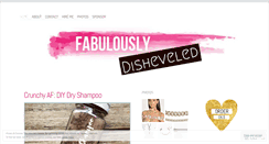 Desktop Screenshot of fabulouslydisheveled.com